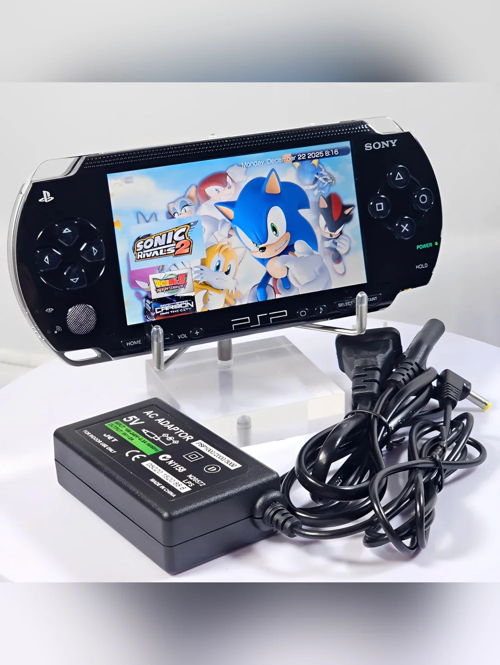 Sony PSP 1000 Black Handheld Console | Plug & Play | Accessories & Content